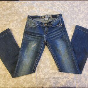 Vintage Junior's / Women's Hydraulic Lola Curvy Slim Boot Cut Size 7 / 8 Regular